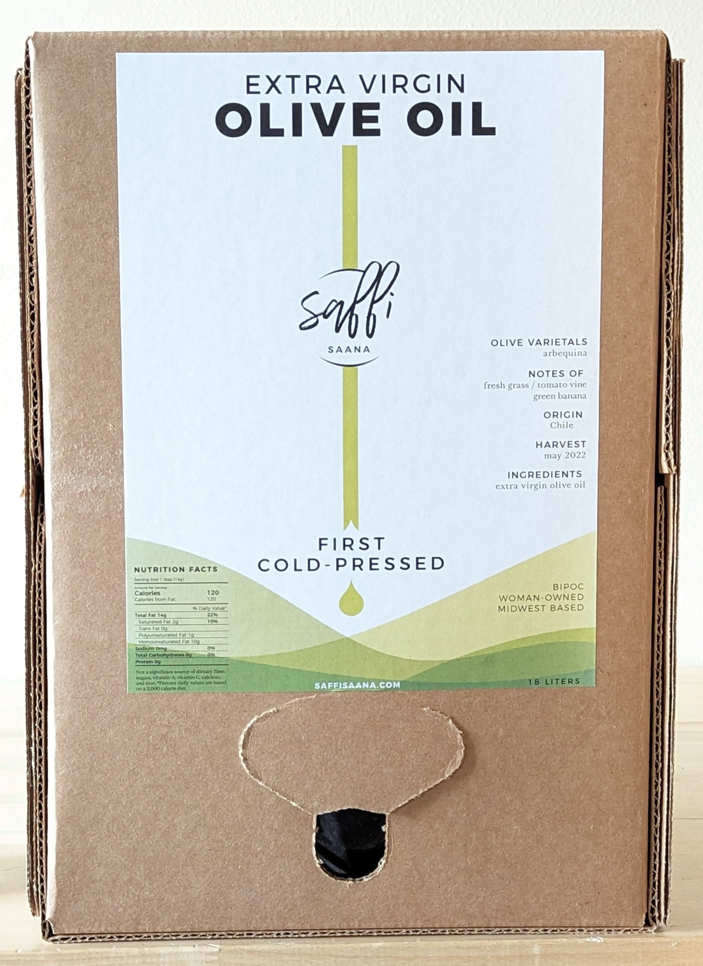 18 Liter Zero Waste Extra Virgin Olive Oil - REFILLABLE BAG (Case of 1)